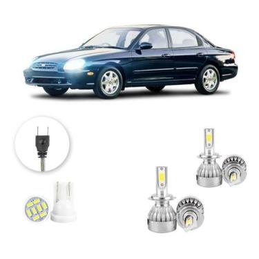 Imagem de Kit Lampadas Led Hyundai Sonata 1999 A 2001 H7 H7 20000lm - V10, Branc