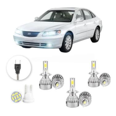 Imagem de Kit Lampadas Led Hyundai Azera 2007 A 2011 H7 H7 H7 20000lm - V10, Bra