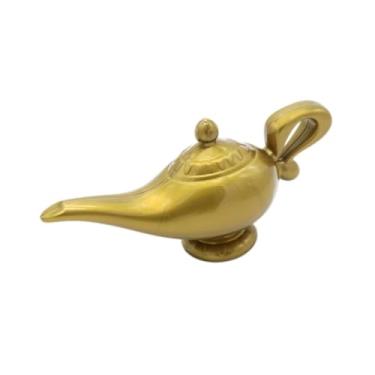 Imagem de Ｂｅｓｇａ Ornamento de lâmpada de genie, fotos de fotos do presente de peça central, suprimentos de festa, decoração de mesa, brinquedo de luz genie para sala, Cor Cobre