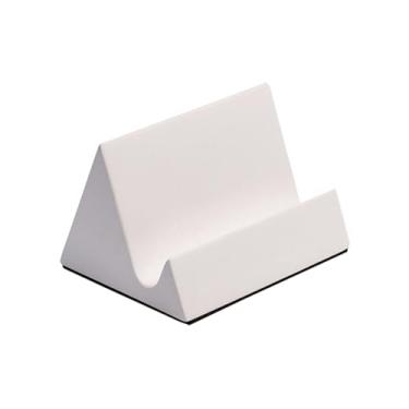 Imagem de Zitiyade Suporte de telefone de concreto, suporte de telefone de mesa, suporte de telefone, suporte multifuncional, compatível com smartphones iPhone 16/15/14/13/12 (branco)