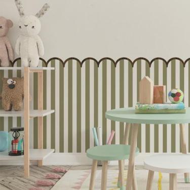 Imagem de Papel Meia Parede Cerca Adesivo Autocolante Cerquinha Infantil com Mol