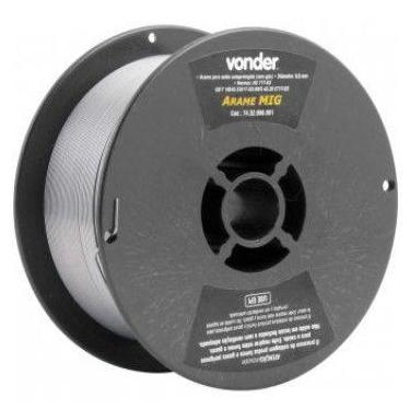 Imagem de Arame de Solda Mig 0,8 Rolo com 1kg Sem Gás - 7432008001 - Vonder