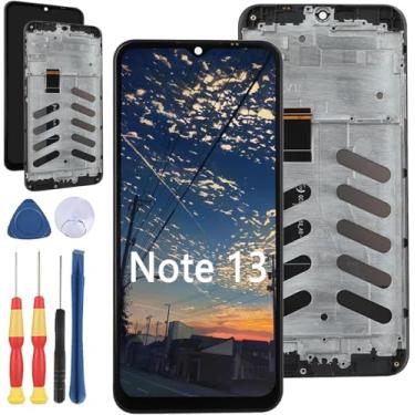 Imagem de Yuxyiony Nova tela de substituição para tela LCD Hotwav Note 13 e acessórios de ferramentas de substituição.