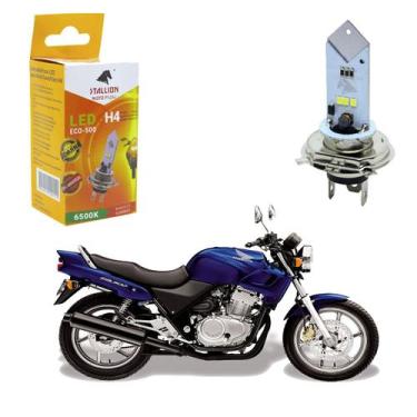 Imagem de Lampada H4 Led Eco 6500K Moto Honda  CB 500 1997 1998 1999 2000 2001 2