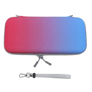 Imagem de aqxreight Interruptor 2 Estojo de Transporte Eva Dura Saco de Armazenamento de Viagem para Shell para Interruptor 2 2025 Versão Com 10 Bolsos e Acessórios para Cartas de Jogo Compartimento (Azul