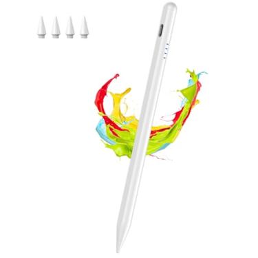 Imagem de Kenkor Caneta Stylus para iPad 9, 10 e 11ª geração (A16) 2018-2025 com rejeição de palma e inclinação, caneta digital para Apple iPad 6/7/8/9/10/11th(A16), Pro 27.9 cm/32.8 cm/33.0 cm/M4, Air 3/4/5th