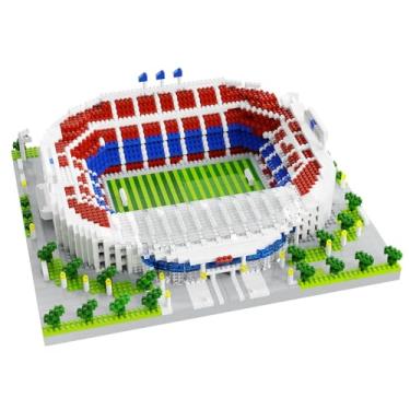 Imagem de Barcelona Soccer Stadium Micro Blocks Building Sets, Micro Mini Bricks Architecture Building Block Sets for Adults, Football Field Building Blocks Gift for Girls and Boys Aged 14 and Up