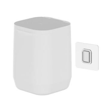 Imagem de Lixeira 6lt Tampa Soft Close Banheiro Cozinha Parede Cores - Martiplas