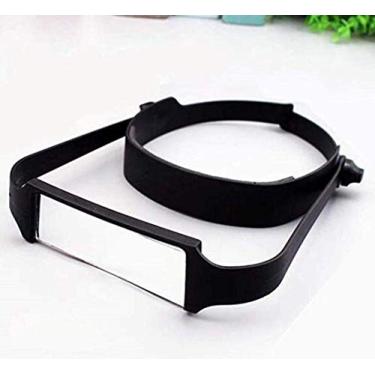 Imagem de uhyOHF Lupa, lupa de cabeça mãos livres - Zoom de 1,6 x 2 x 2,5 x 3,5 x com 4 lentes destacáveis - lupa de cabeça montada na cabeça com luz para leitura, lupa de joias, relógio, eletrônicos (