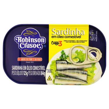 Imagem de Sardinha em Óleo Robinson Crusoe 125g