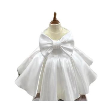 Imagem de Vestido De Natal Para Meninas Bebê Sem Mangas Com Laço De Cetim E Tutu