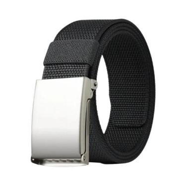 Imagem de Cinto Tático Militar Ajustável Unissex Em Nylon Com Fivela Plástica Pa