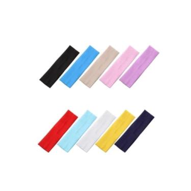 Imagem de Kit 12 Faixas de Cabelo Elásticas para Yoga e Esportes | Bandana Antissuor Fitness Unissex Estilo Turbante MANIA(aleatorio)