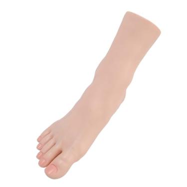 Imagem de Generic Modelo de pé de Exibição Conjunta Flexível Realista de Silicone para Fotografia de Treinamento de Beleza de Arte de Unhas (Silício 2)