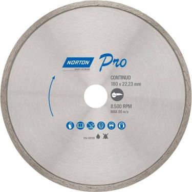 Imagem de Disco De Corte Diamantado, Contínuo, 180 Mm, Furo De 22,23 Mm, 70184645785 Pro Norton Ostenvonder