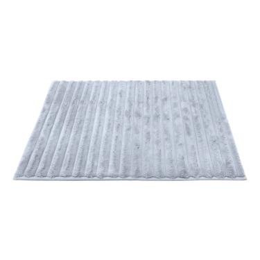 Imagem de Tapete Buettner Microfibra 100% Poliéster Antiderrapante Soleido 40x60cm Chumbo