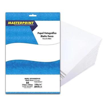 Imagem de Papel Matte Fosco Master Print 108g/m2 100 Folhas A4