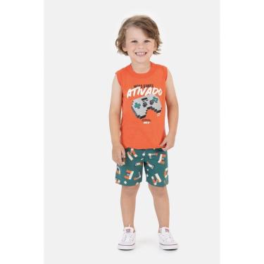 Imagem de Conjunto Infantil Menino Manga Curta Malwee Kids Ref. 132250-Masculino