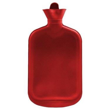 Imagem de Bolsa de Água Compressa Quente Fria Vermelha 1 Litro Mebuki