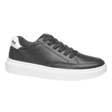 Imagem de Sapatênis Pegada Fuse, Preto, Branco, 43