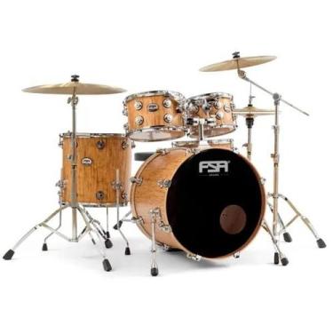 Imagem de Bateria fsa standard 22 mahogany grain wood fds-3222