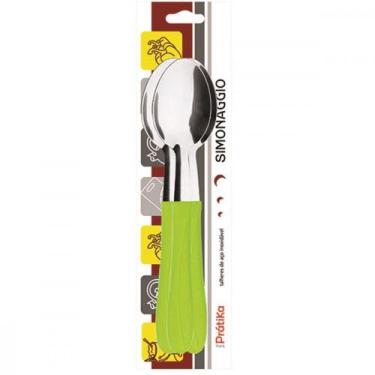 Imagem de Colher Simonaggio Mesa Pratik 3 Pecas Verde 331/3