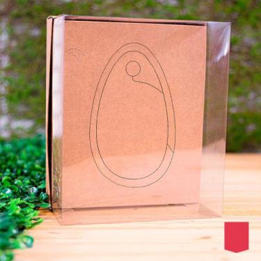 Imagem de Kit 5 Embalagem Essencial Alta Ovo Páscoa 150/250g Chocolate KRAFT  - 