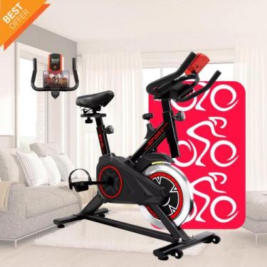 Imagem de Bicicleta Bike Ergometrica Spinning Academia Fitness Profissional 120k