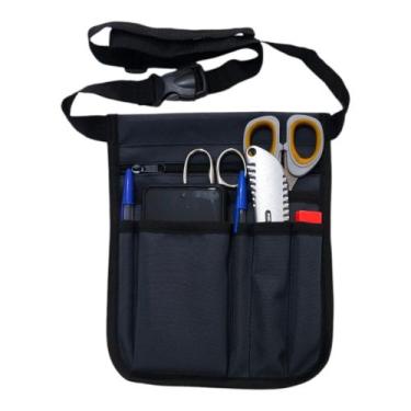 Imagem de Cartucheira Pochete Tablet Com Zíper Cabeleireiro Professor Promotor -