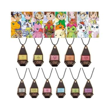 Imagem de Colar De Anime Digimon Adventure, Emblema De Cresta, Distintivo Digivi