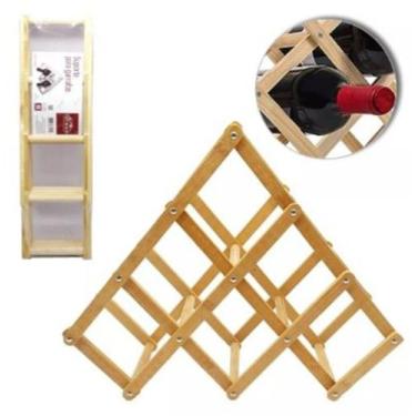 Imagem de Suporte Porta Vinhos e Garrafas 6 divisorias - top rio