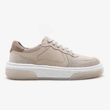 Imagem de Sapatenis democrata denim beat pulse ref 623101 masculino, 41, Branco 