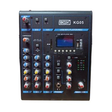 Imagem de Mesa De Som Boxx Kg05 5 Canais Com Efeitos E Gravação Live