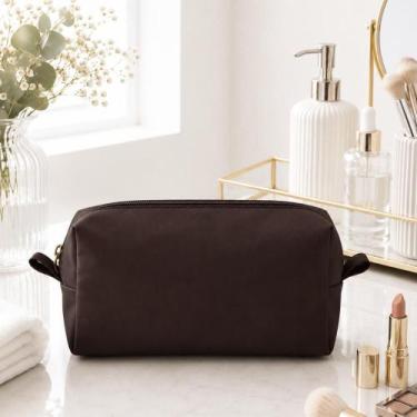Imagem de Necessaire Grande Feminina Viagem Organizador de Higiene Pessoal Maqui
