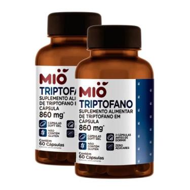 Imagem de Kit 2 Triptofano Mió 860mg com 60 Cápsulas