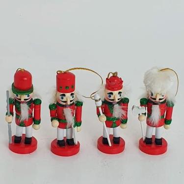 Imagem de Kit Soldadinhos de Chumbo Decorativos - 10 cm x 4 cm - 4 unidades - Cr