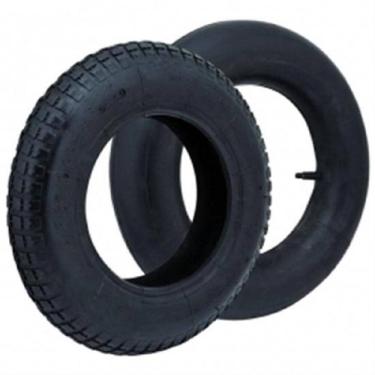 Imagem de Kit Pneu Para Carrinho De Mão 3,25 X 8 + Câmera Ar - Fertak