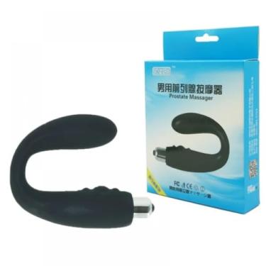 Imagem de Estimulador De Próstata Em Silicone 10 Vibrações Brinquedo Erótico Masculino, 10 Modos, Silicone VB018