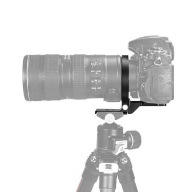 Imagem de SUNWAYFOTO Colar Giratório Universal Ls-80, 80 Mm Para Câmeras Dslr, Suporte De Lente Anel Montagem Tripé, Placa Suíça Arca, Comutação Horizontal E Vertical Dslr