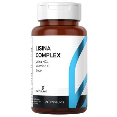 Imagem de Lisina Complex (Lisina HCL, Vitamina C e Zinco) 60 cápsulas - Natulha