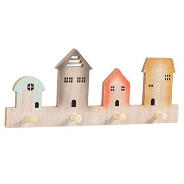 Imagem de U5GAAALPPQ9 Cabide de madeira, cabide de parede, cabide decorativo para casa, porta-chaves, prateleira, parede, toalha, gancho, cabideiro, cabideiro, gancho