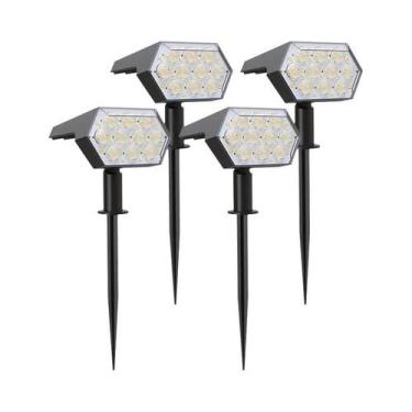 Imagem de Luzes De Spot Solar LED 92 Para Exterior, IP67 À Prova d'Água, Luzes D