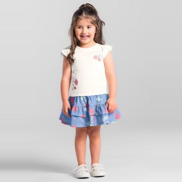 Imagem de Conjunto infantil menina de frutinhas Brandili-Feminino
