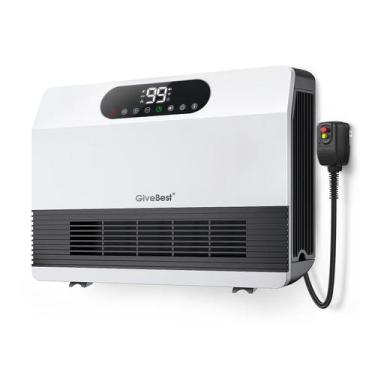Imagem de Aquecedor de Parede Elétrico GiveBest 1500W com Controle Remoto e Alex