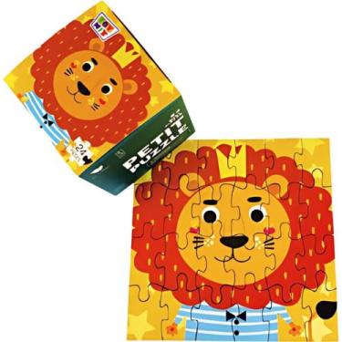 Imagem de QUEBRA-CABECA Cartonado Petit Leao 24 Pecas 14X14CM - Toy MIX