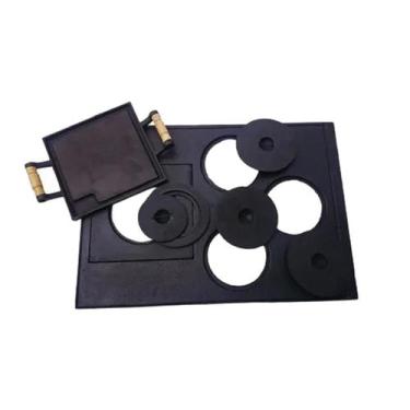 Imagem de Chapa Redução Paraná Multiuso Ferro Fundido 4 Furos 69x49cm - Rig Fund