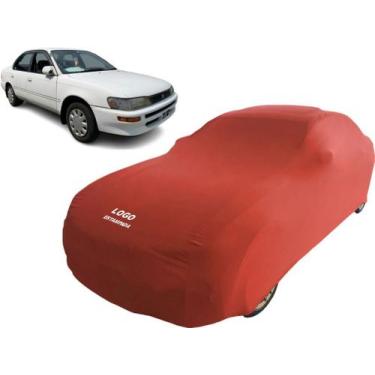 Imagem de Capa Carro Toyota Corolla Proteção Pintura Com Elástico - Mz, Vermelha