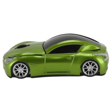 Imagem de Wireless Car Shape Mouse Design Sporty Design 1600 DPI Sensor óptico de 2,4 GHz Receptor USB Ergonomic Computer Camundo (Verde)