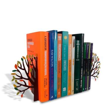 Imagem de Organizador, Suporte, Aparador, Porta Livros, Bibliocanto Árvore Outono, colorido - GEGUTON