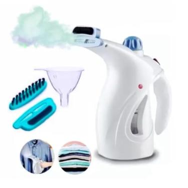 Imagem de Passadeira Vaporizador A Vapor De Roupas Tira Amasso Portátil, Cabide Higiene, Prático, Roupas Bem Passadas 110v 800w